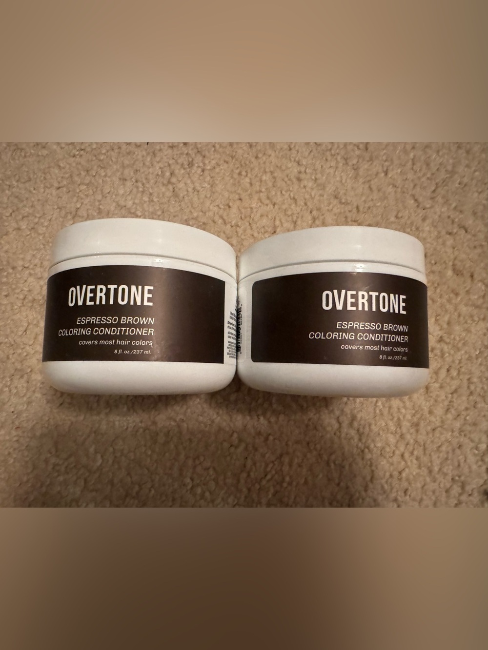 Overtone Espresso Brown Coloring Conditioner Gloss - Deep Brown Hair Color